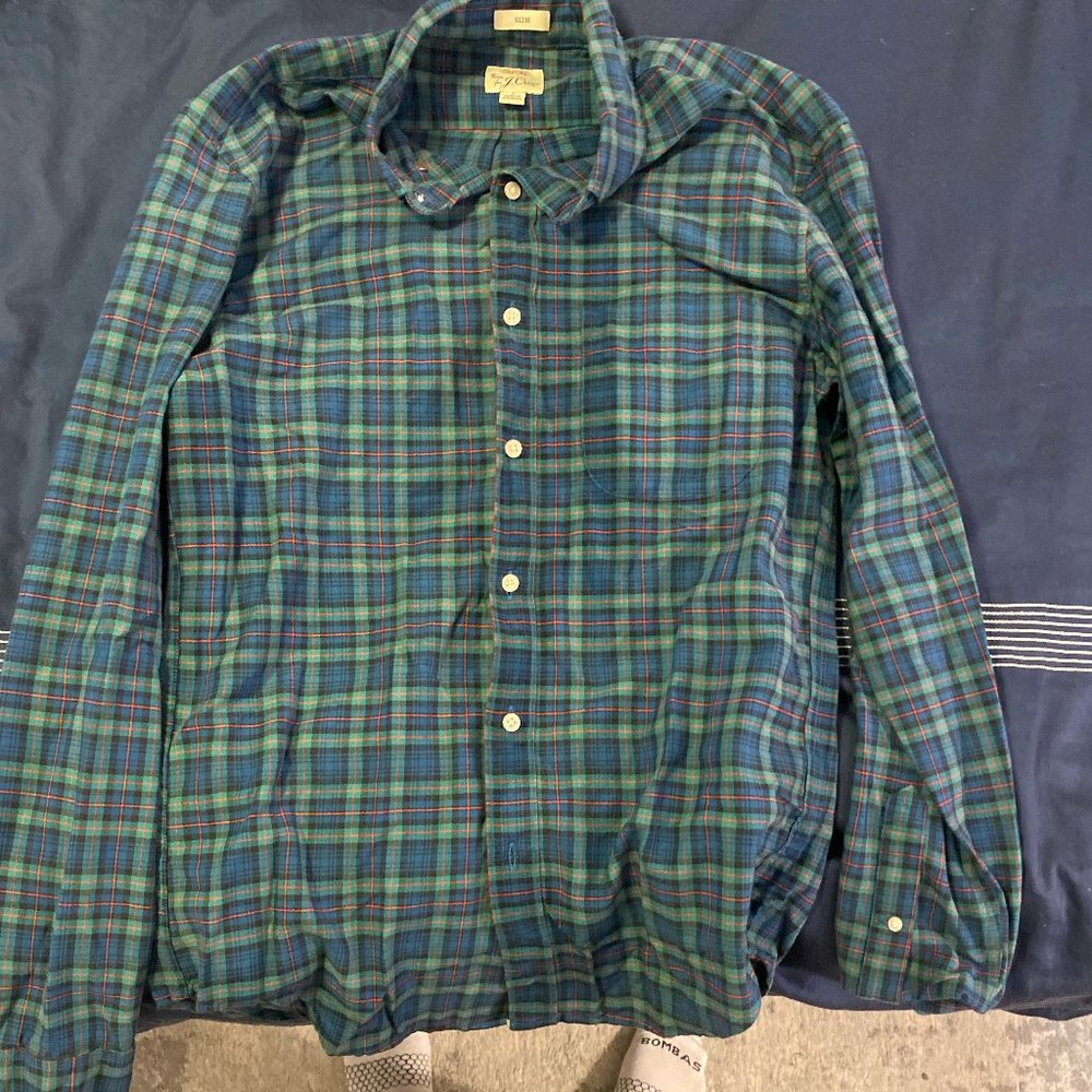 J Crew Mens Flannel